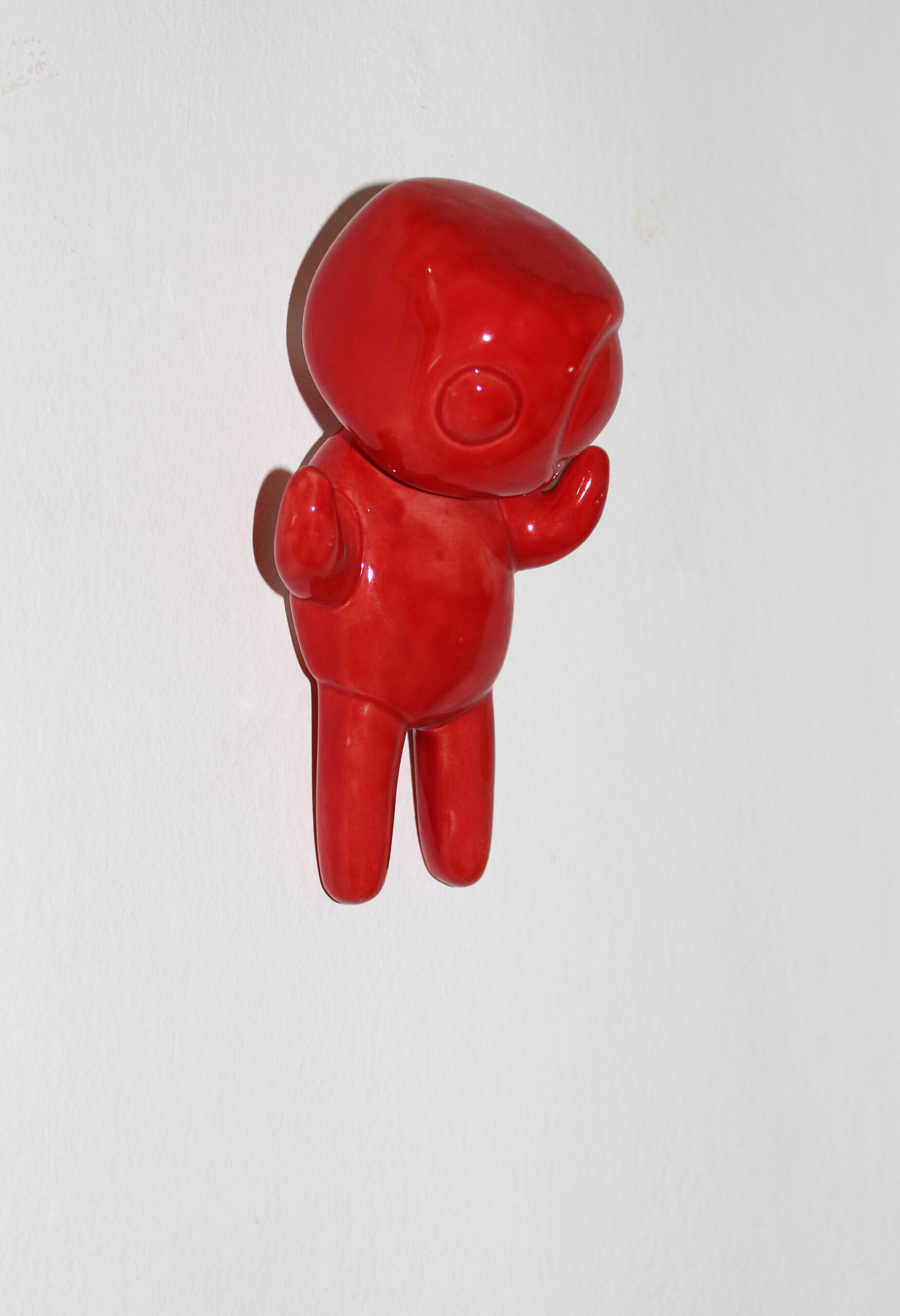 Ceramica maiolica e smalto rosso - 16 cm